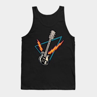 Electric Guitar Rock Guitarist Musician Tank Top